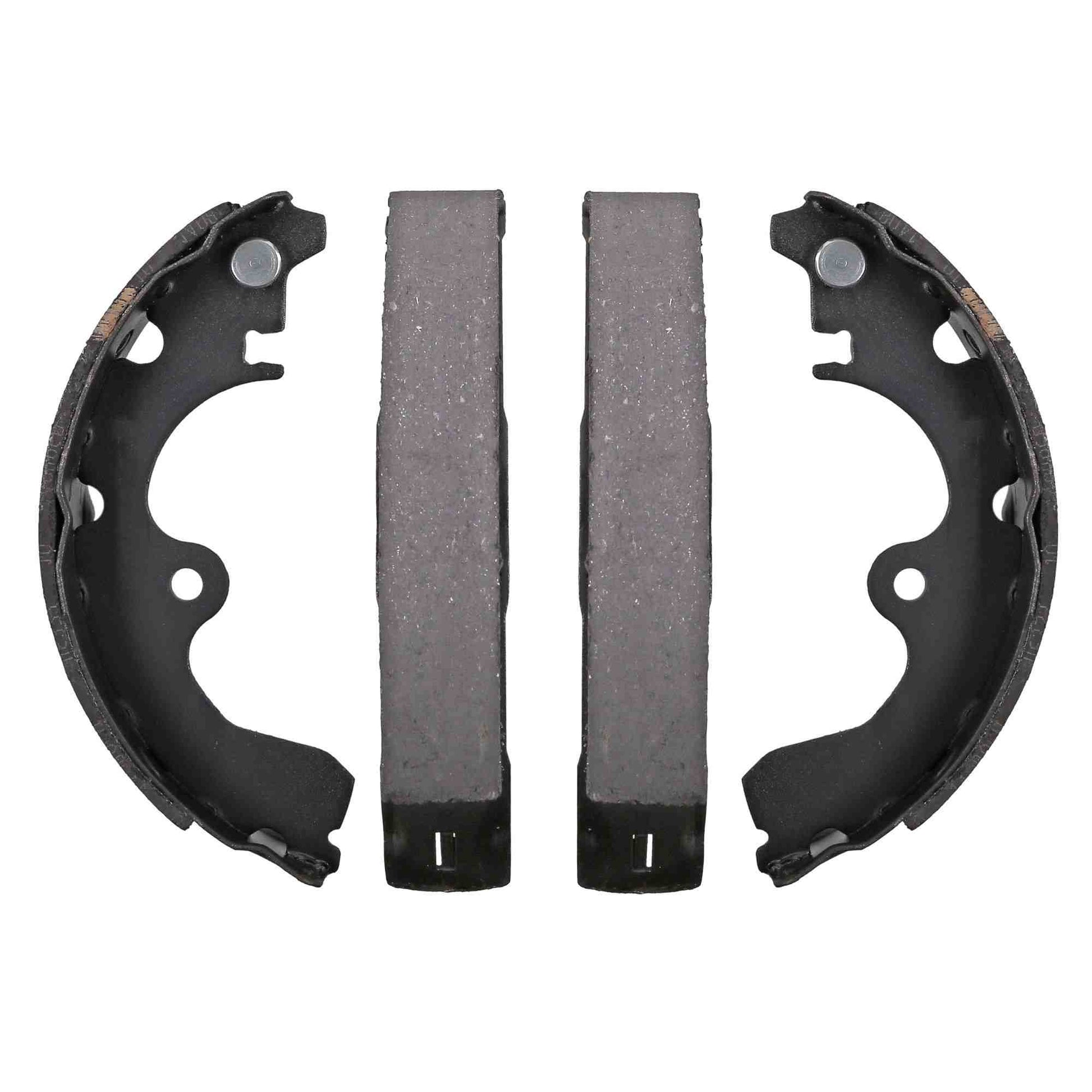 Top View of Rear Drum Brake Shoe WAGNER BRAKES Z642