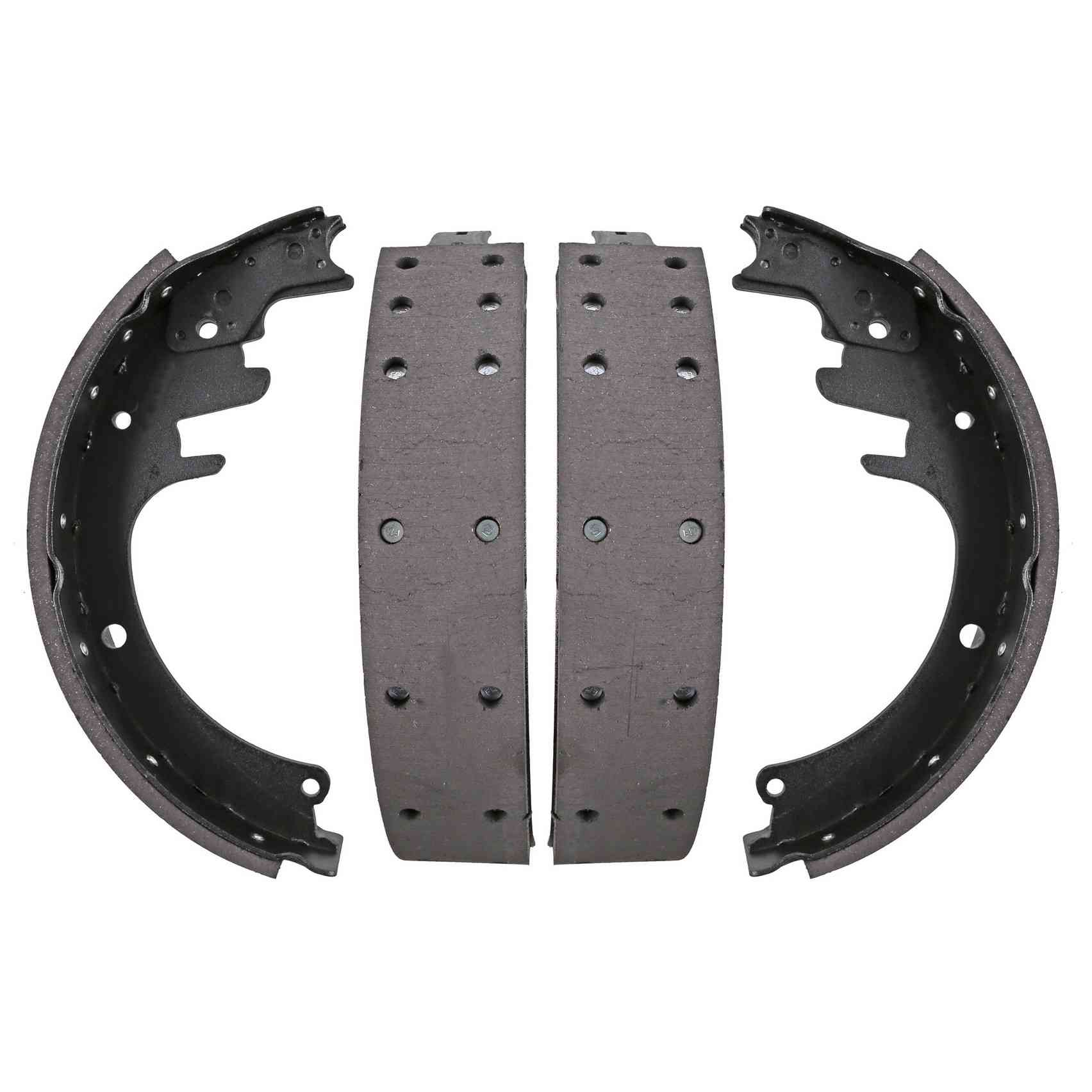 Top View of Rear Drum Brake Shoe WAGNER BRAKES Z655R