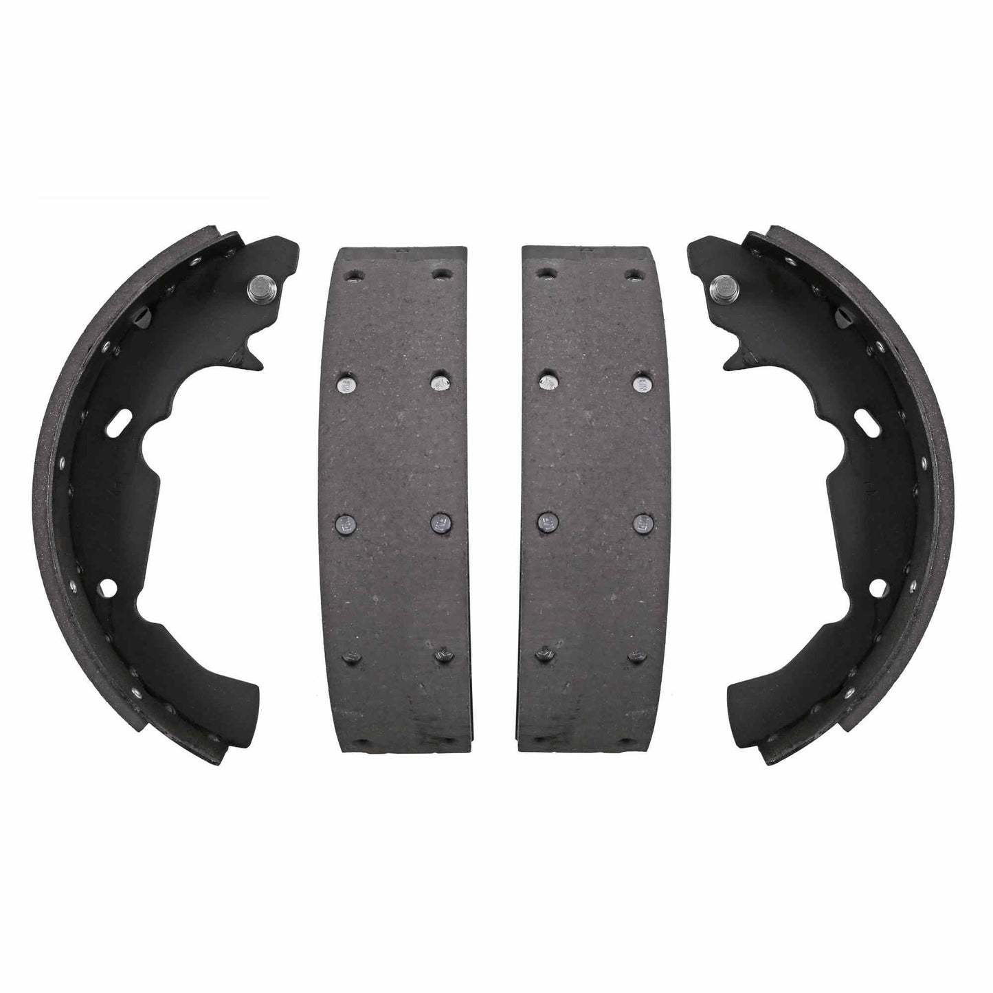 Top View of Rear Drum Brake Shoe WAGNER BRAKES Z665R