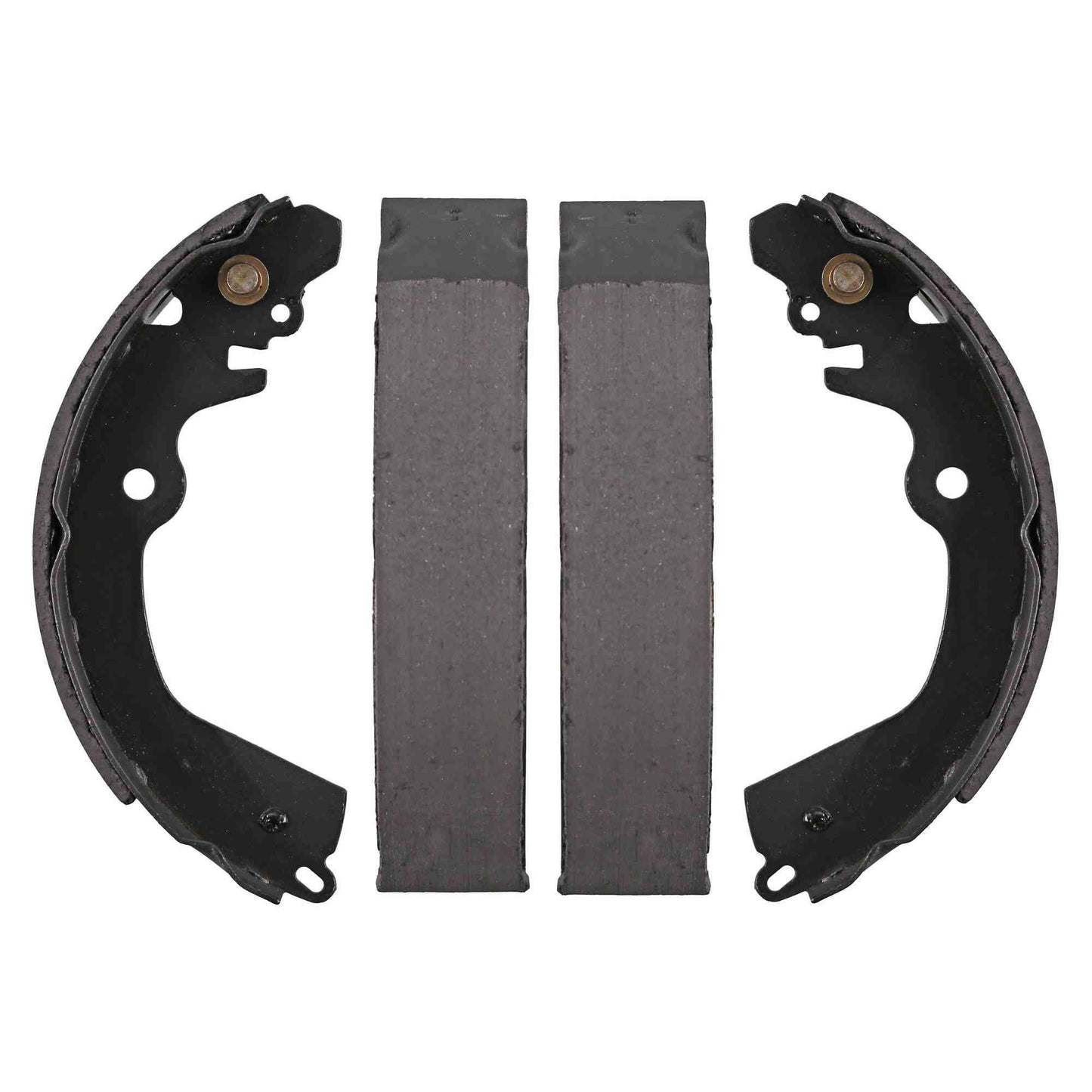 Top View of Rear Drum Brake Shoe WAGNER BRAKES Z677