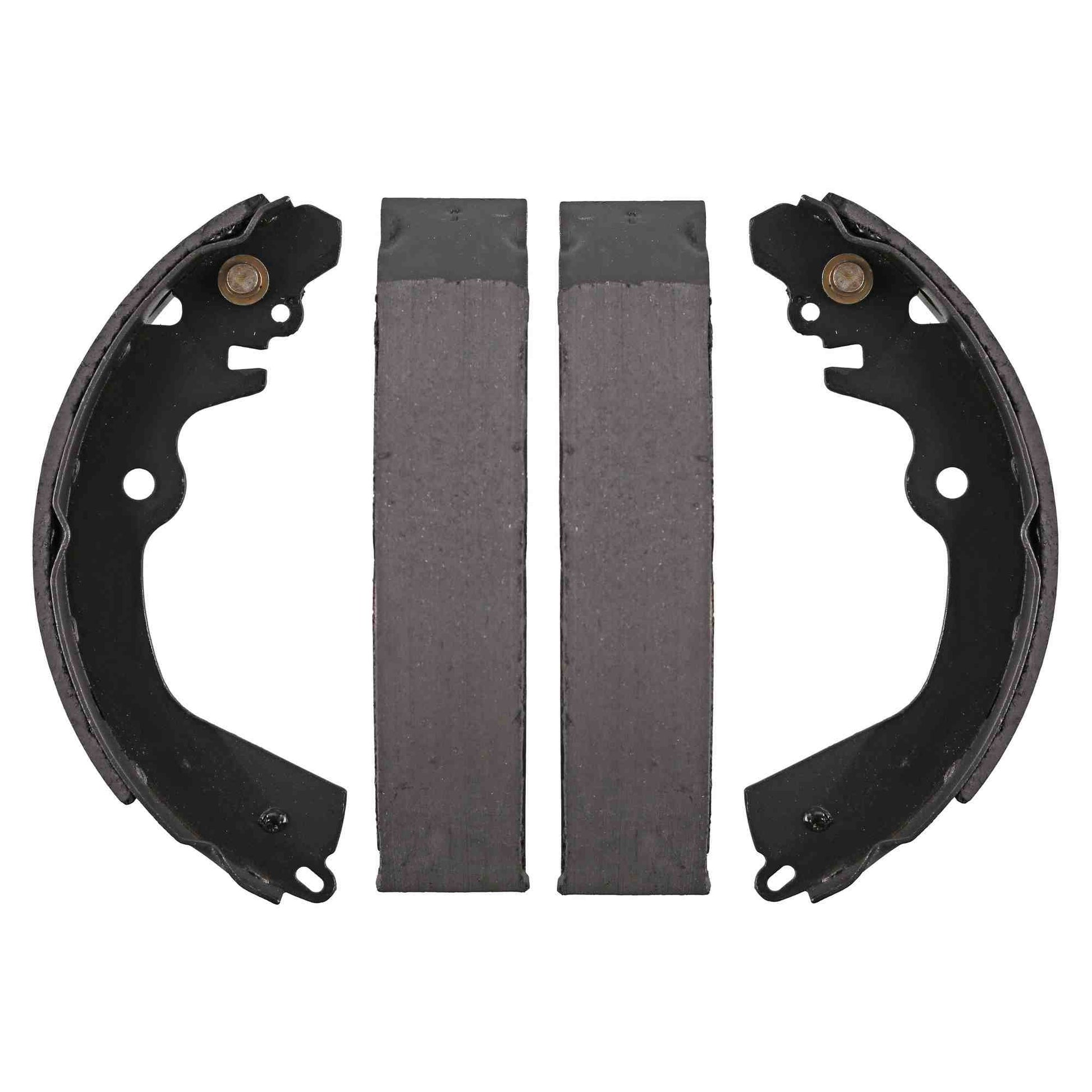 Top View of Rear Drum Brake Shoe WAGNER BRAKES Z677