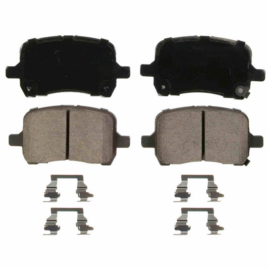 Top View of Front Disc Brake Pad Set WAGNER BRAKES ZD1028