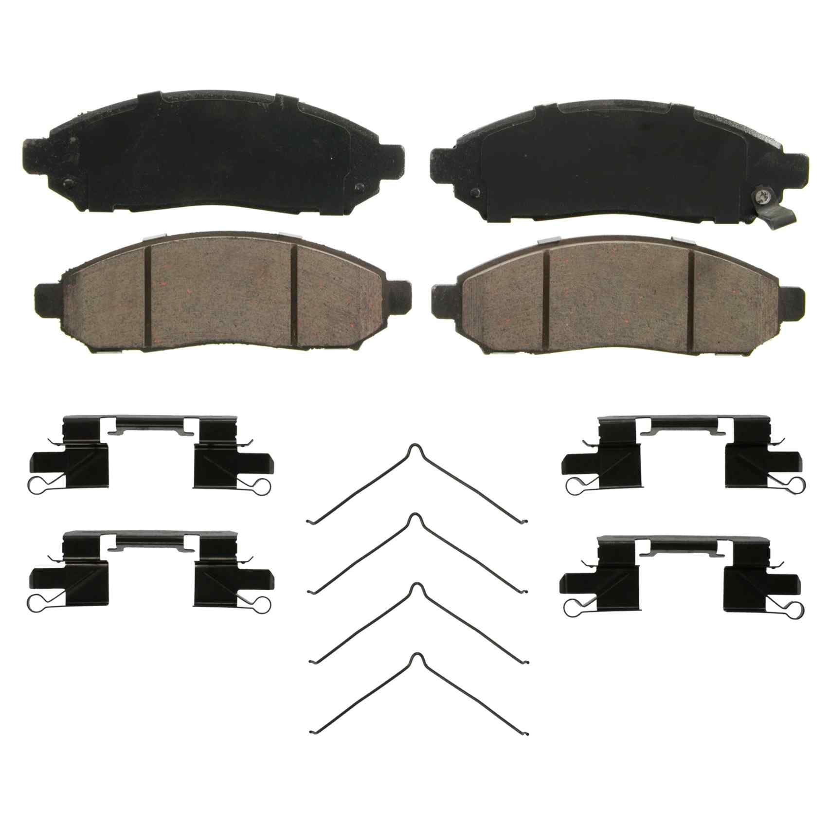 Top View of Front Disc Brake Pad Set WAGNER BRAKES ZD1094