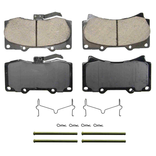 Top View of Front Disc Brake Pad Set WAGNER BRAKES ZD1119