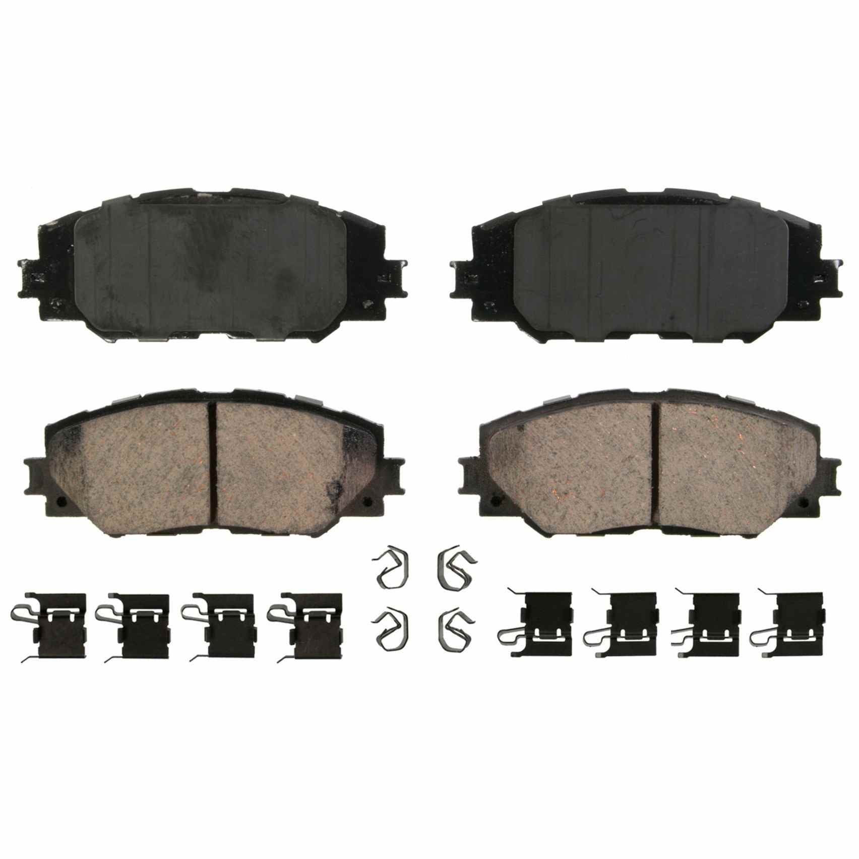 Top View of Front Disc Brake Pad Set WAGNER BRAKES ZD1210