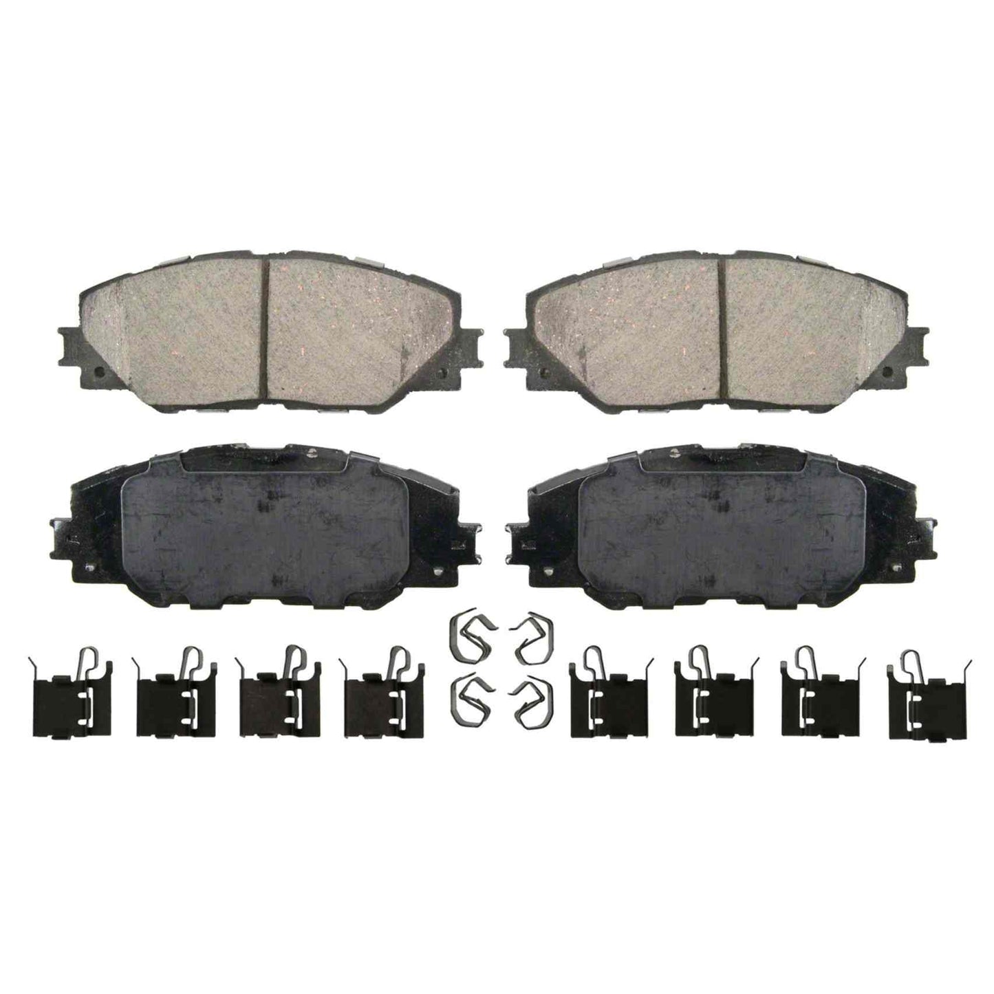 Top View of Front Disc Brake Pad Set WAGNER BRAKES ZD1211