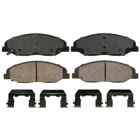 Top View of Front Disc Brake Pad Set WAGNER BRAKES ZD1332