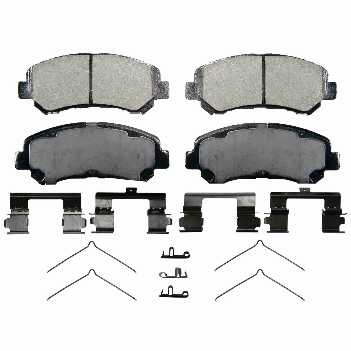 Top View of Front Disc Brake Pad Set WAGNER BRAKES ZD1338