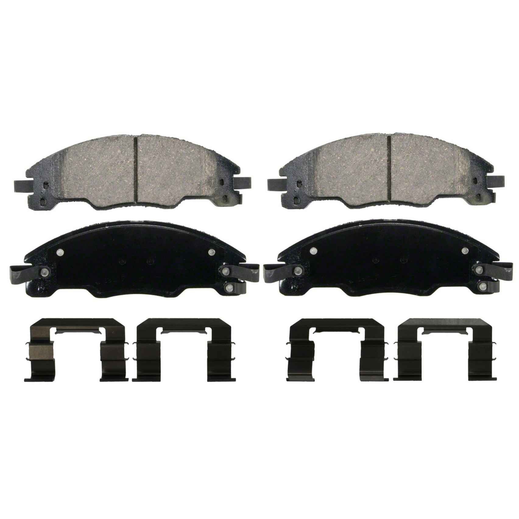 Top View of Front Disc Brake Pad Set WAGNER BRAKES ZD1339