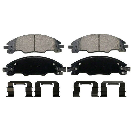 Top View of Front Disc Brake Pad Set WAGNER BRAKES ZD1339