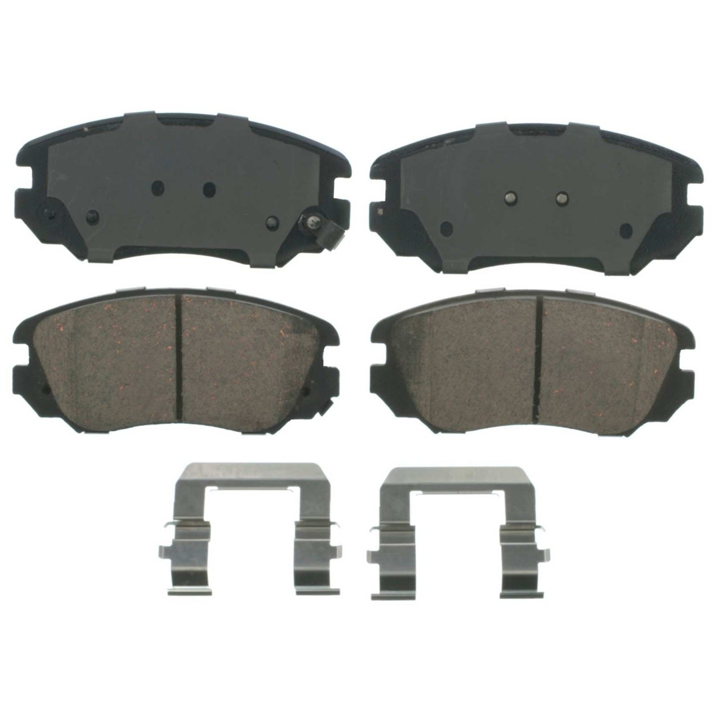 Top View of Front Disc Brake Pad Set WAGNER BRAKES ZD1421