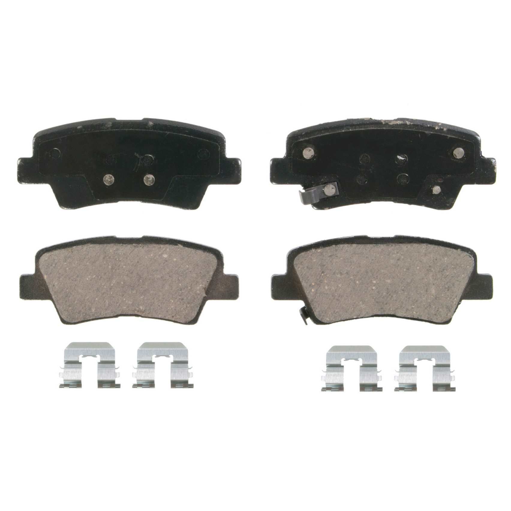 Top View of Rear Disc Brake Pad Set WAGNER BRAKES ZD1445