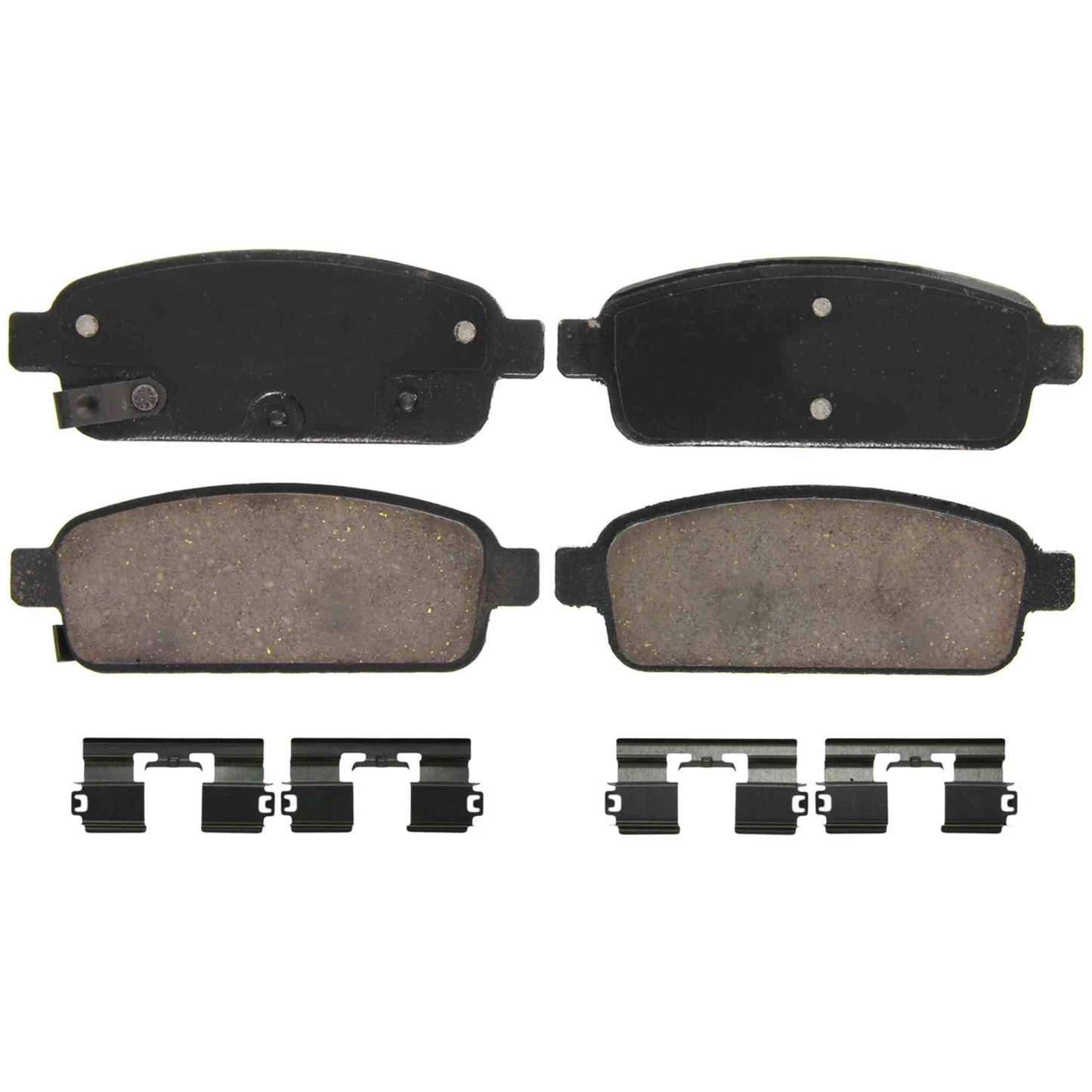 Top View of Rear Disc Brake Pad Set WAGNER BRAKES ZD1468