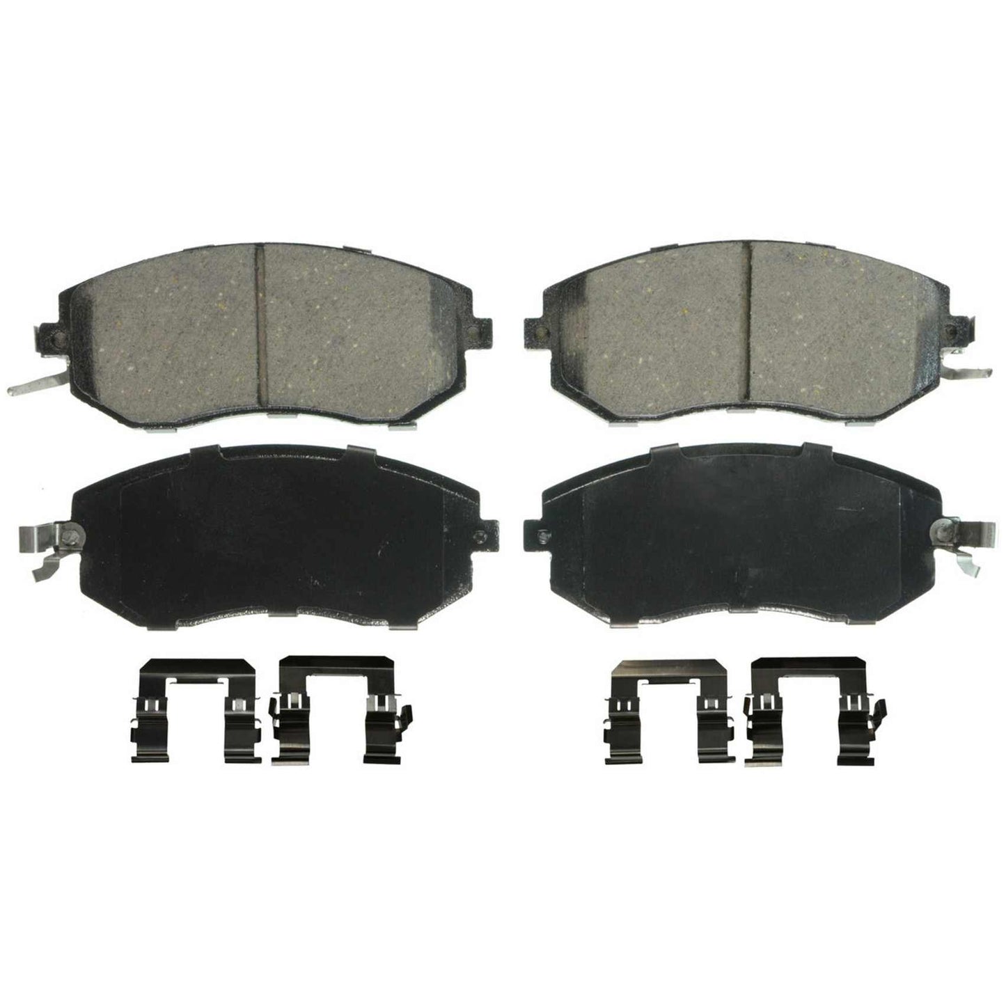 Top View of Front Disc Brake Pad Set WAGNER BRAKES ZD1539