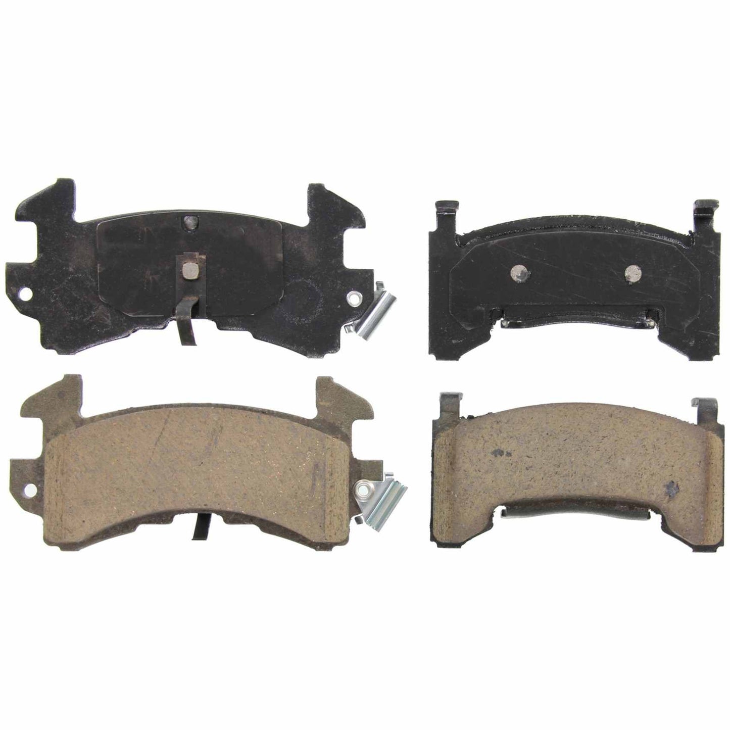 Top View of Front Disc Brake Pad Set WAGNER BRAKES ZD154