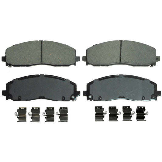 Top View of Front Disc Brake Pad Set WAGNER BRAKES ZD1589