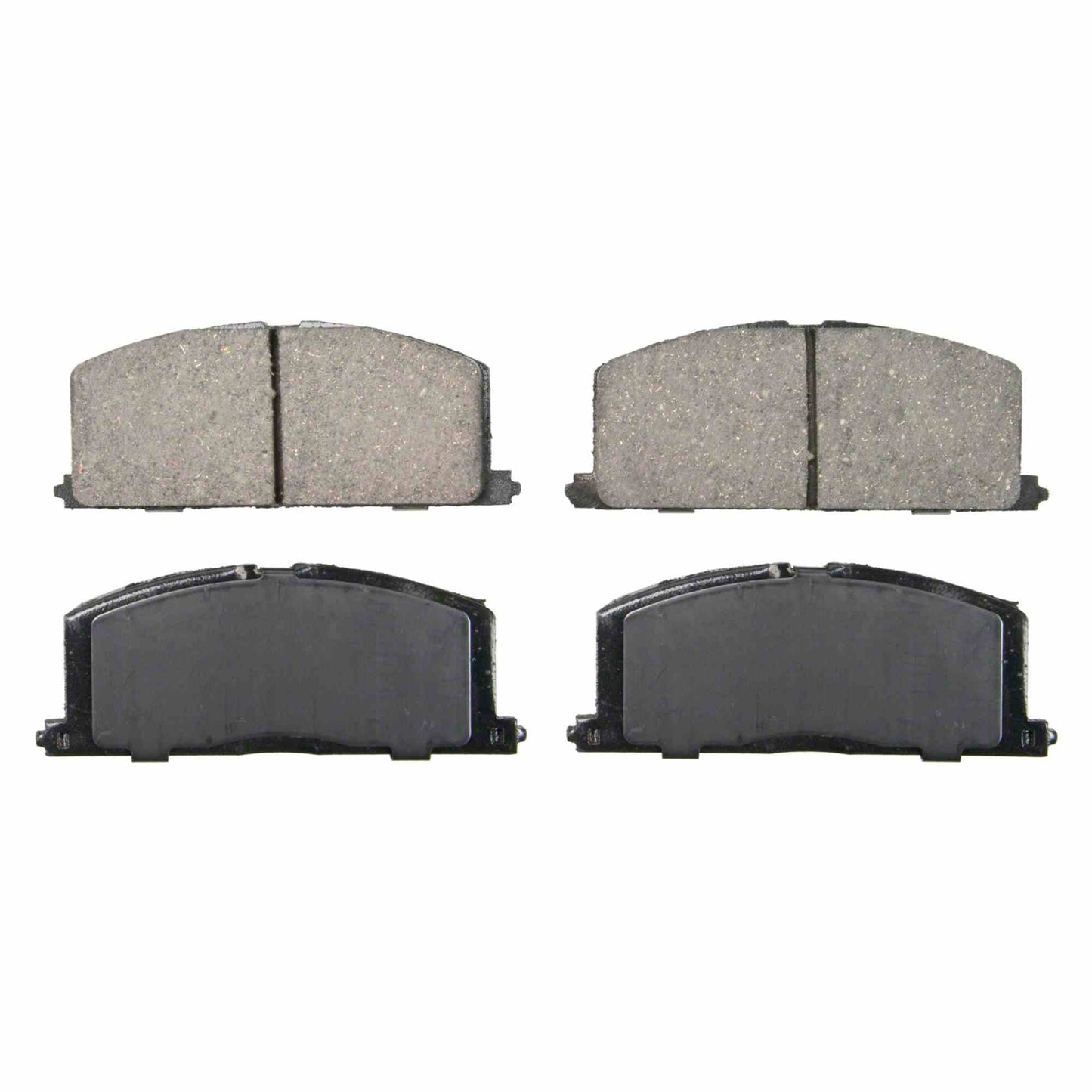 Top View of Front Disc Brake Pad Set WAGNER BRAKES ZD242