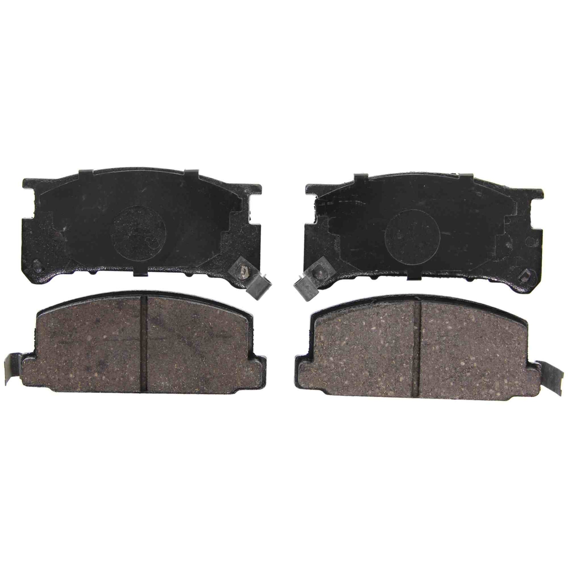 Top View of Front Disc Brake Pad Set WAGNER BRAKES ZD291