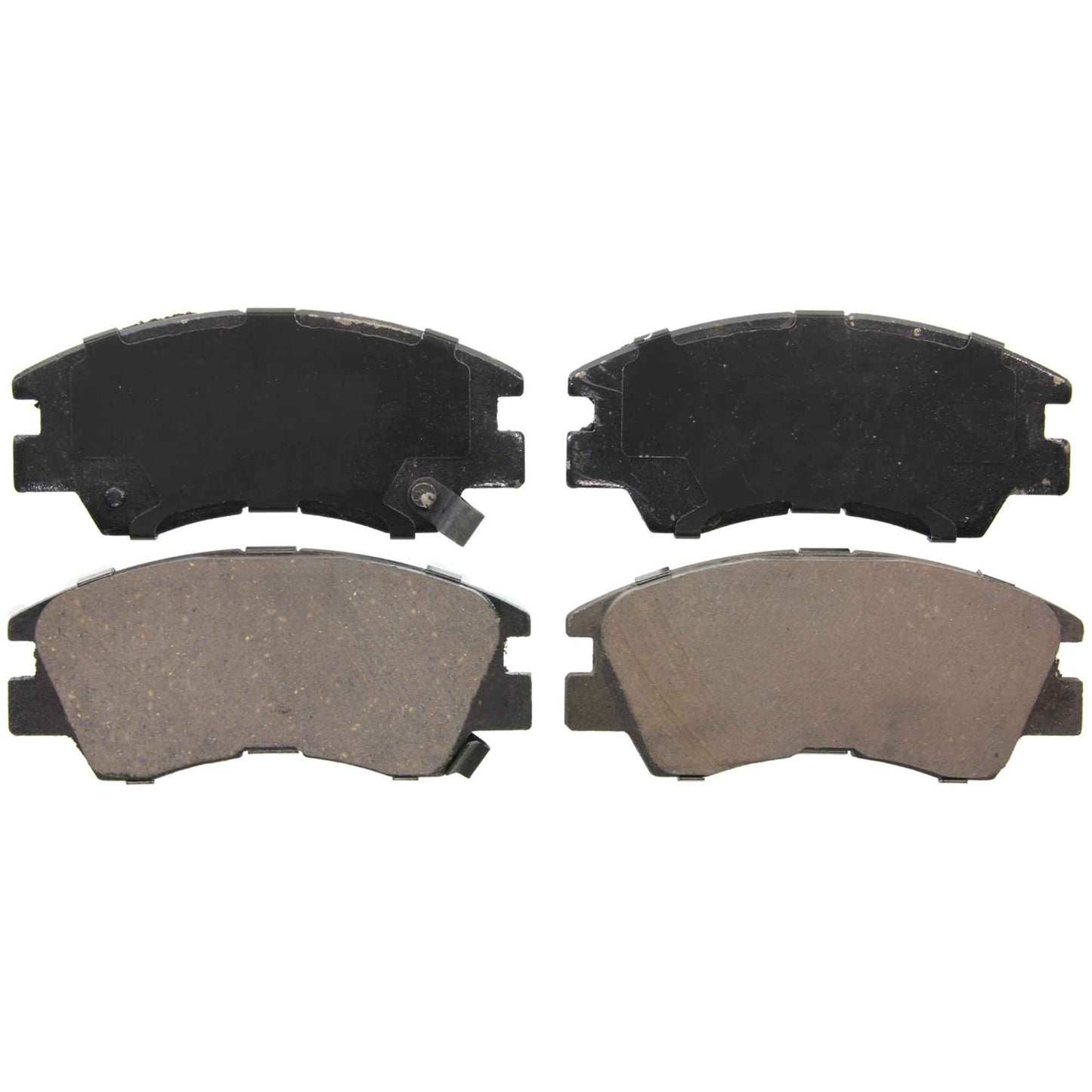 Top View of Front Disc Brake Pad Set WAGNER BRAKES ZD349