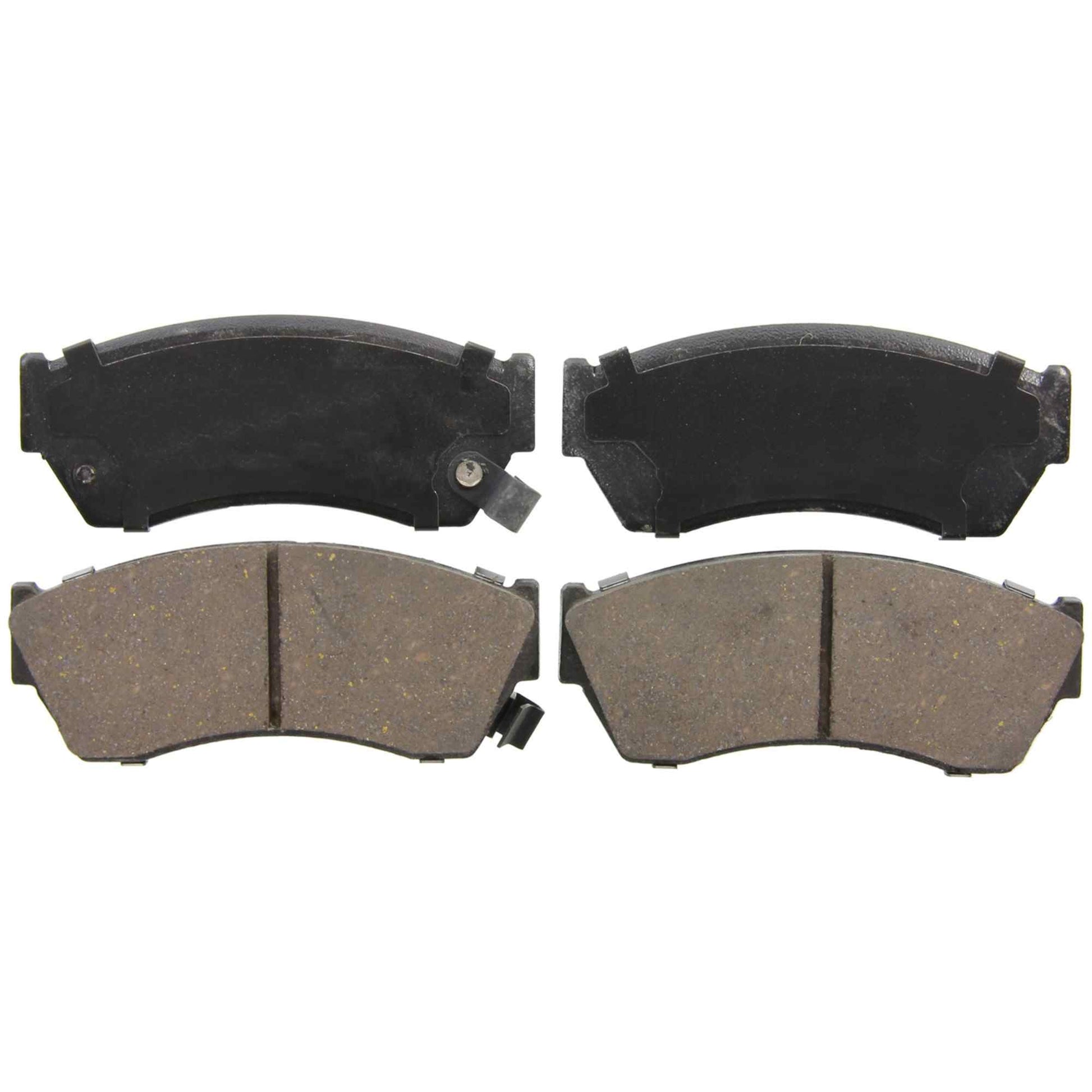 Top View of Front Disc Brake Pad Set WAGNER BRAKES ZD451