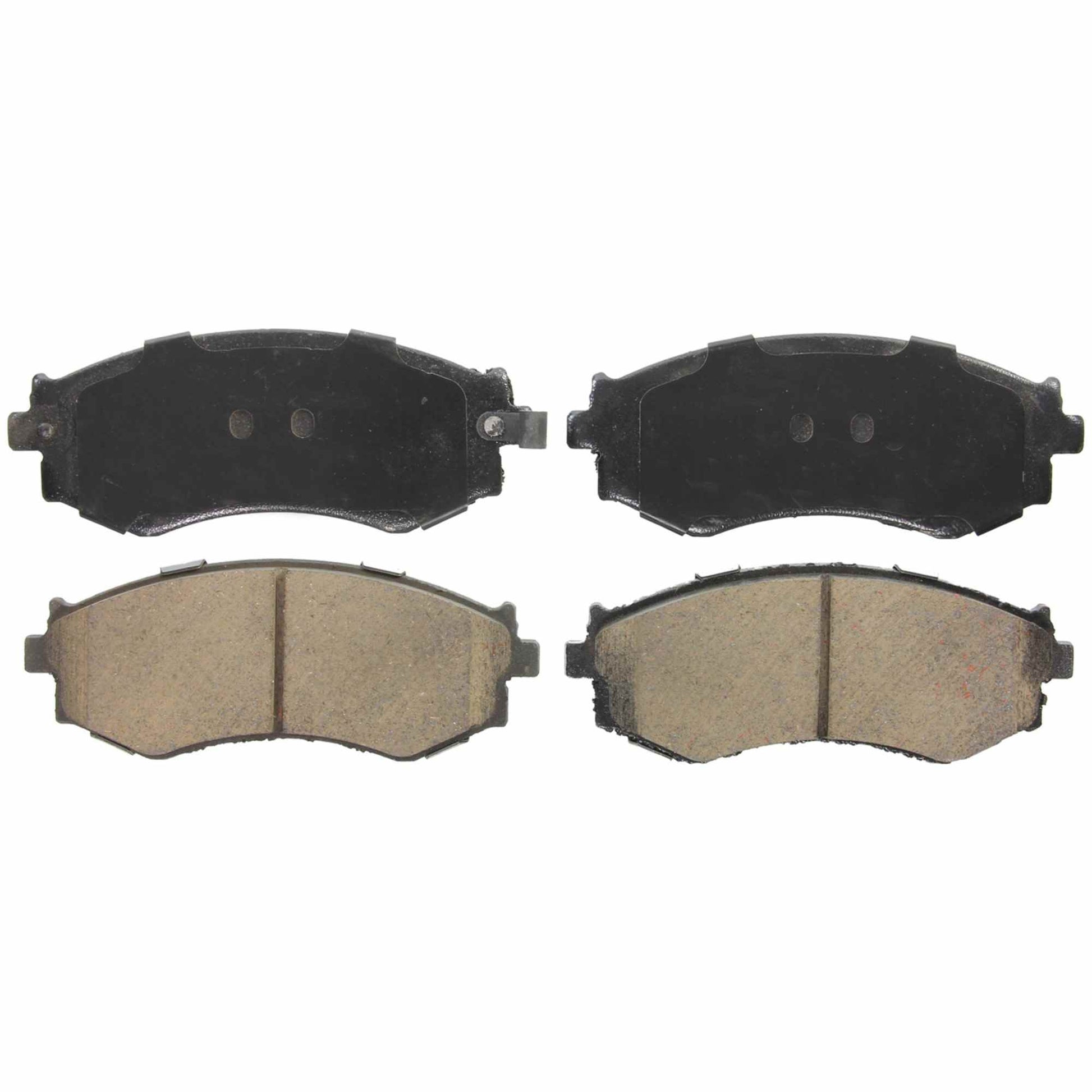 Top View of Front Disc Brake Pad Set WAGNER BRAKES ZD462A