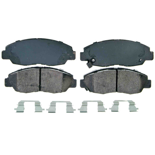 Top View of Front Disc Brake Pad Set WAGNER BRAKES ZD465