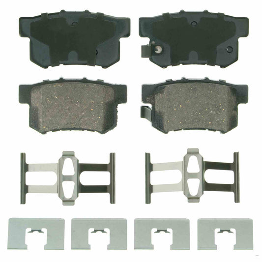 Rear Disc Brake Pad Set WAGNER BRAKES ZD536 For Acura Honda Isuzu TL RL Element RDX Legend Odyssey Oasis CL CR-V