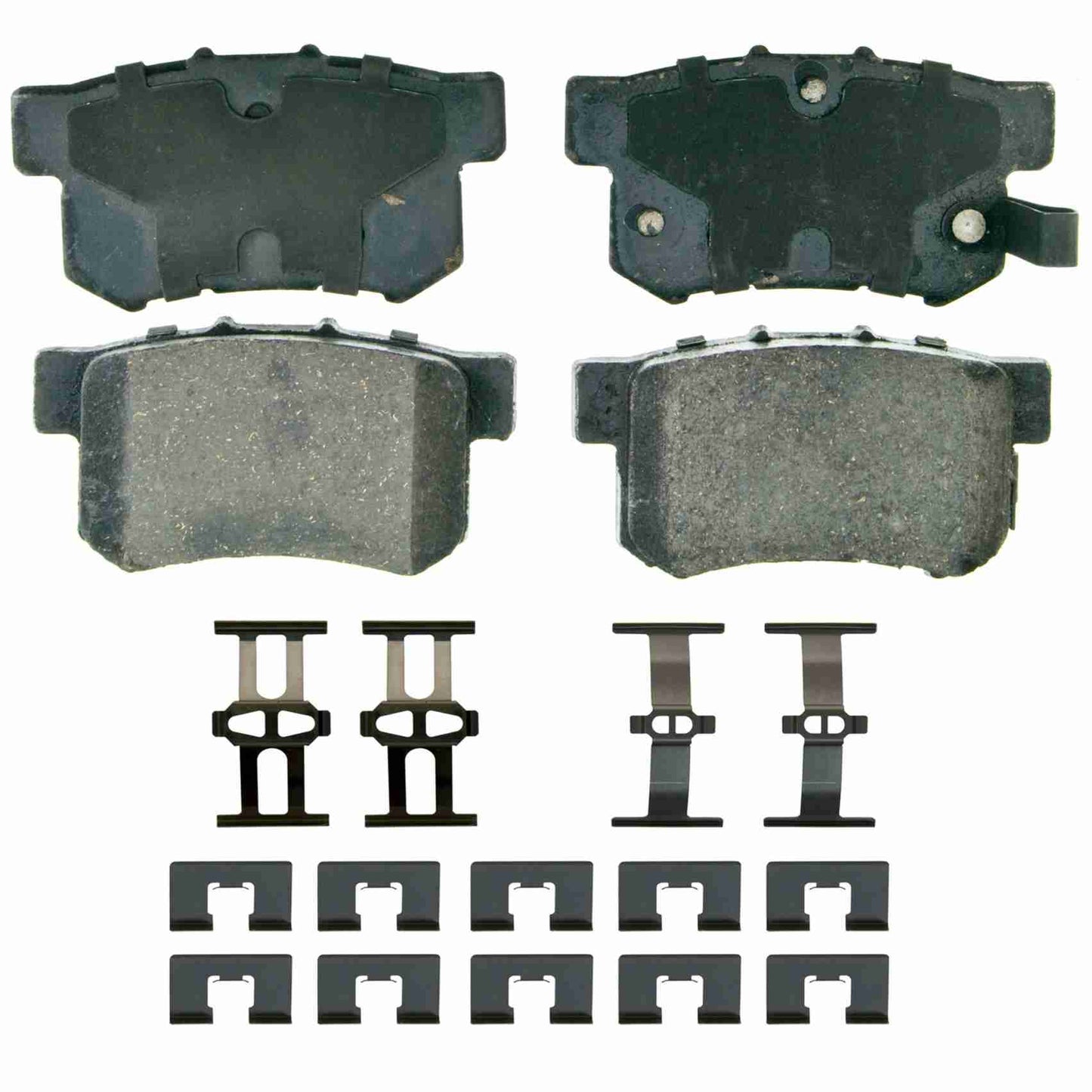 Top View of Rear Disc Brake Pad Set WAGNER BRAKES ZD537