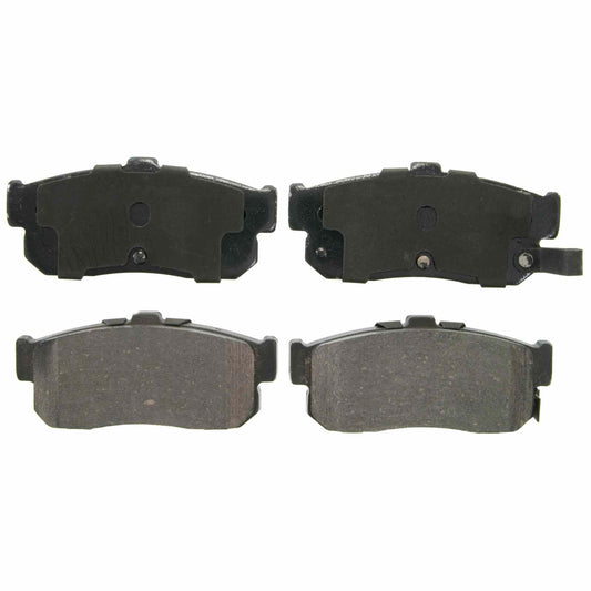 Top View of Rear Disc Brake Pad Set WAGNER BRAKES ZD540A