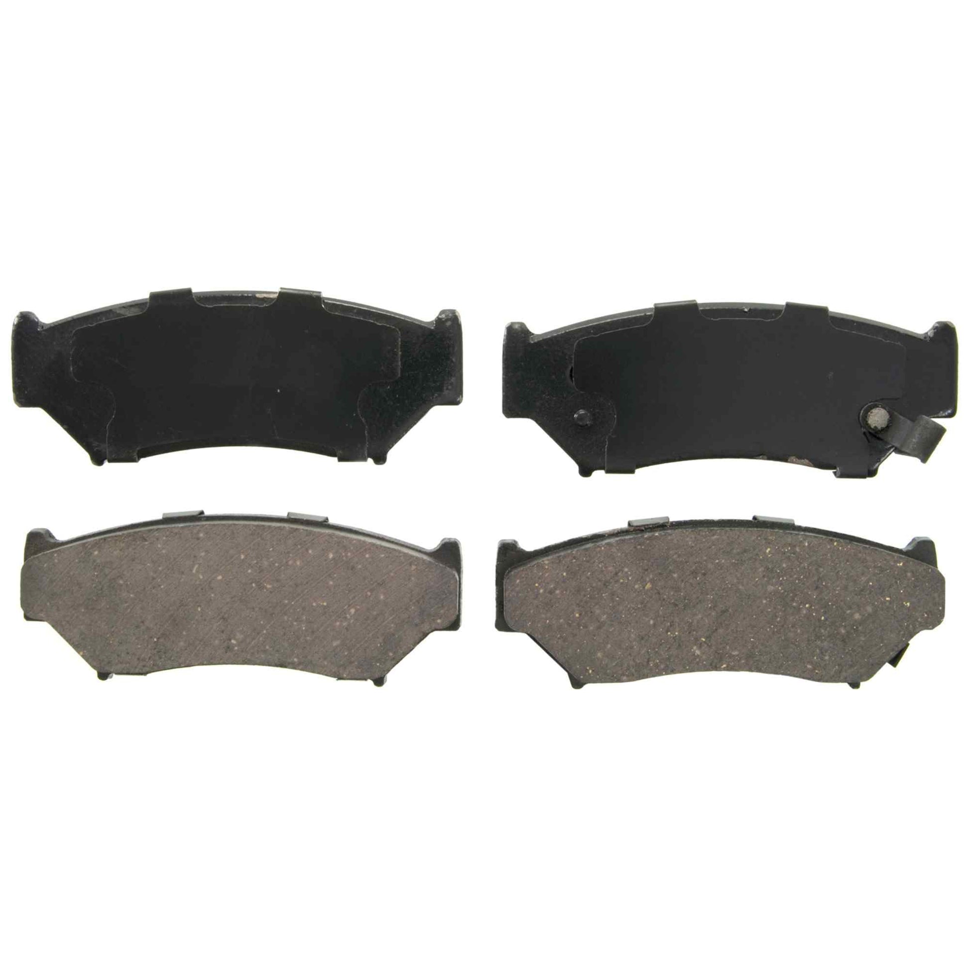 Top View of Front Disc Brake Pad Set WAGNER BRAKES ZD556