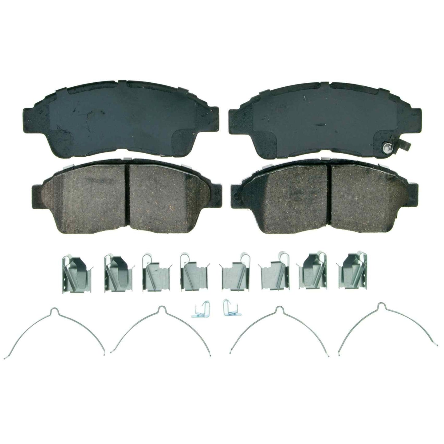 Top View of Front Disc Brake Pad Set WAGNER BRAKES ZD562