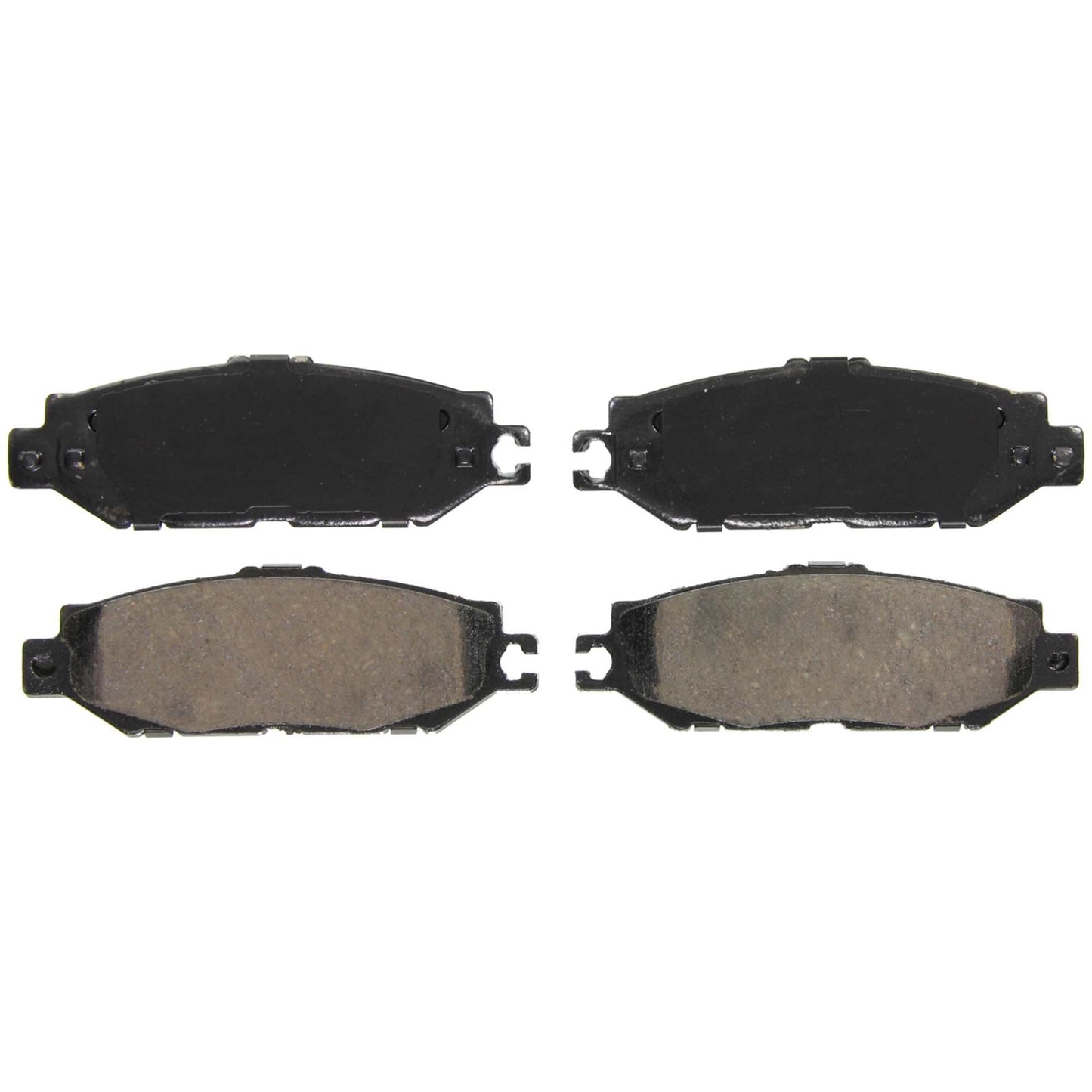 Top View of Rear Disc Brake Pad Set WAGNER BRAKES ZD613