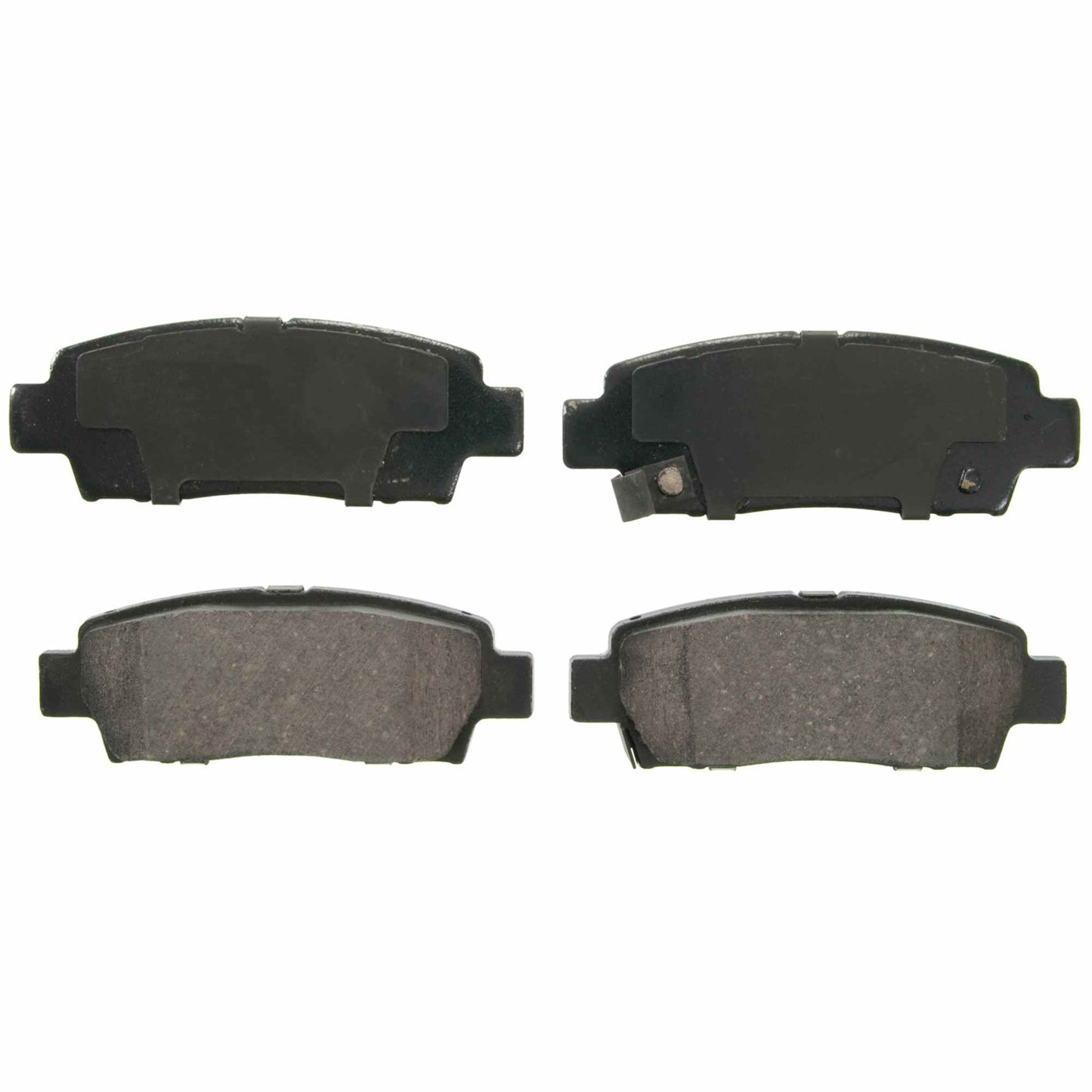 Top View of Rear Disc Brake Pad Set WAGNER BRAKES ZD672