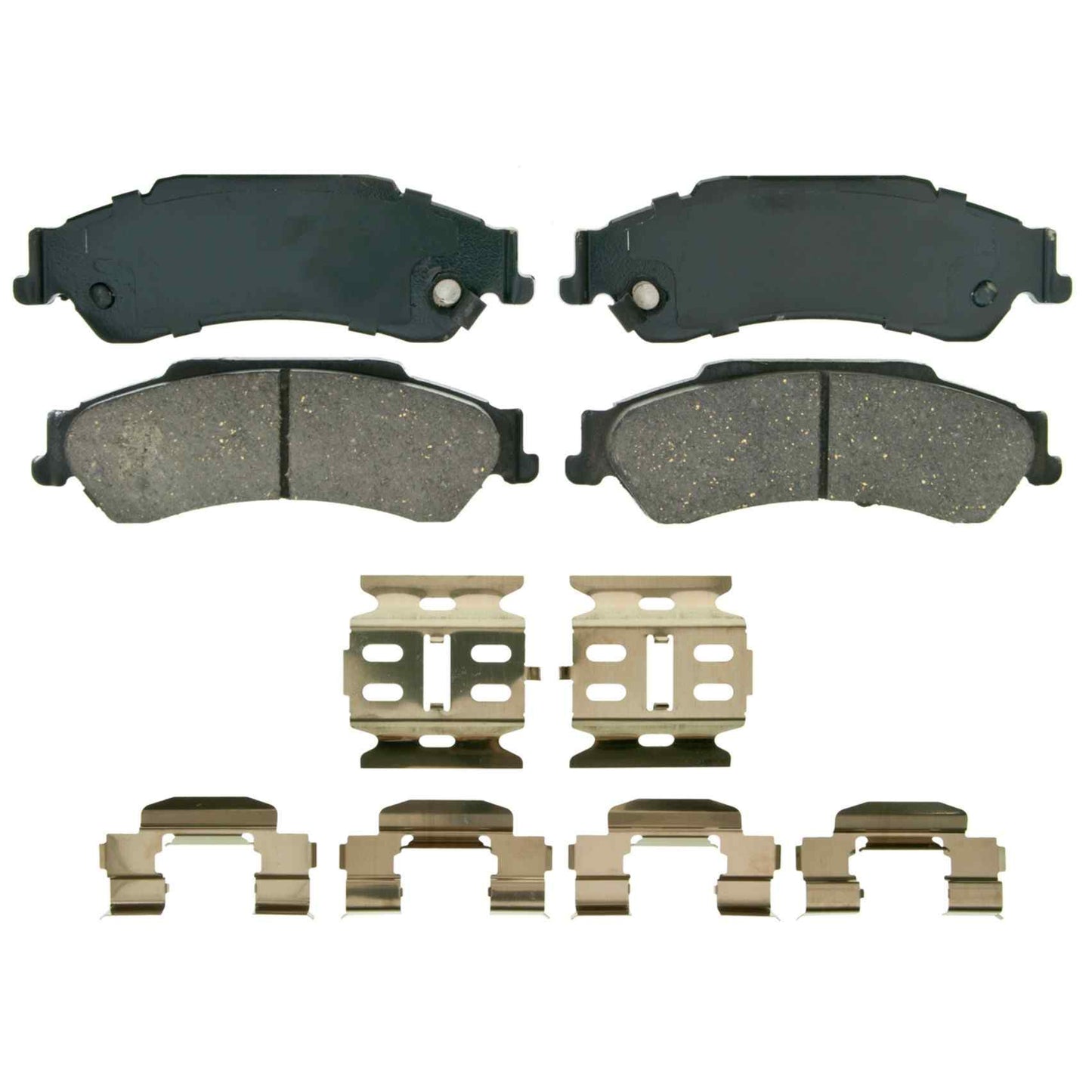 Top View of Rear Disc Brake Pad Set WAGNER BRAKES ZD729