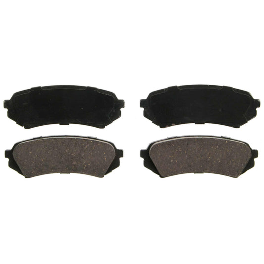 Top View of Rear Disc Brake Pad Set WAGNER BRAKES ZD773