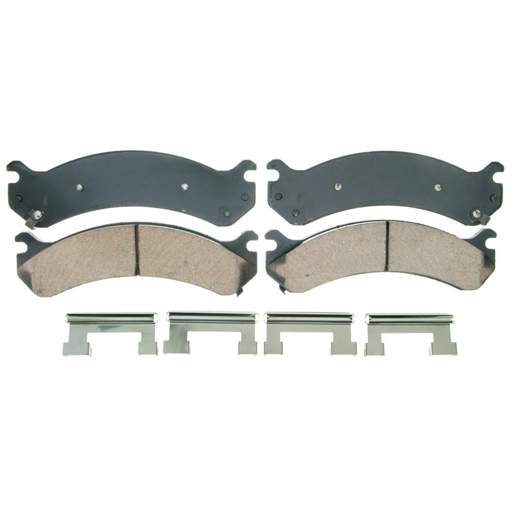 Top View of Front Disc Brake Pad Set WAGNER BRAKES ZD784