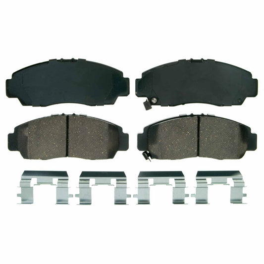 Top View of Front Disc Brake Pad Set WAGNER BRAKES ZD787