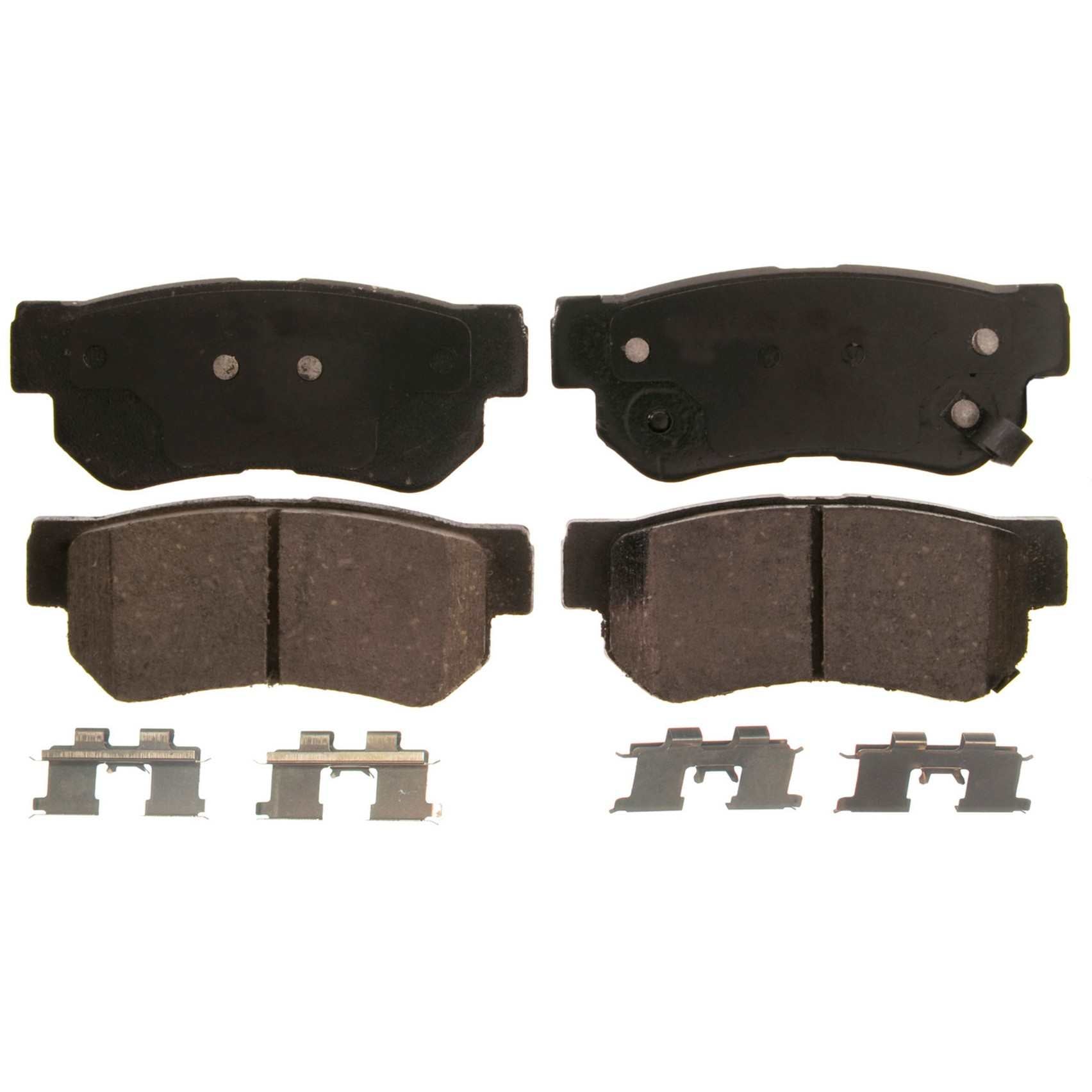 Top View of Rear Disc Brake Pad Set WAGNER BRAKES ZD813