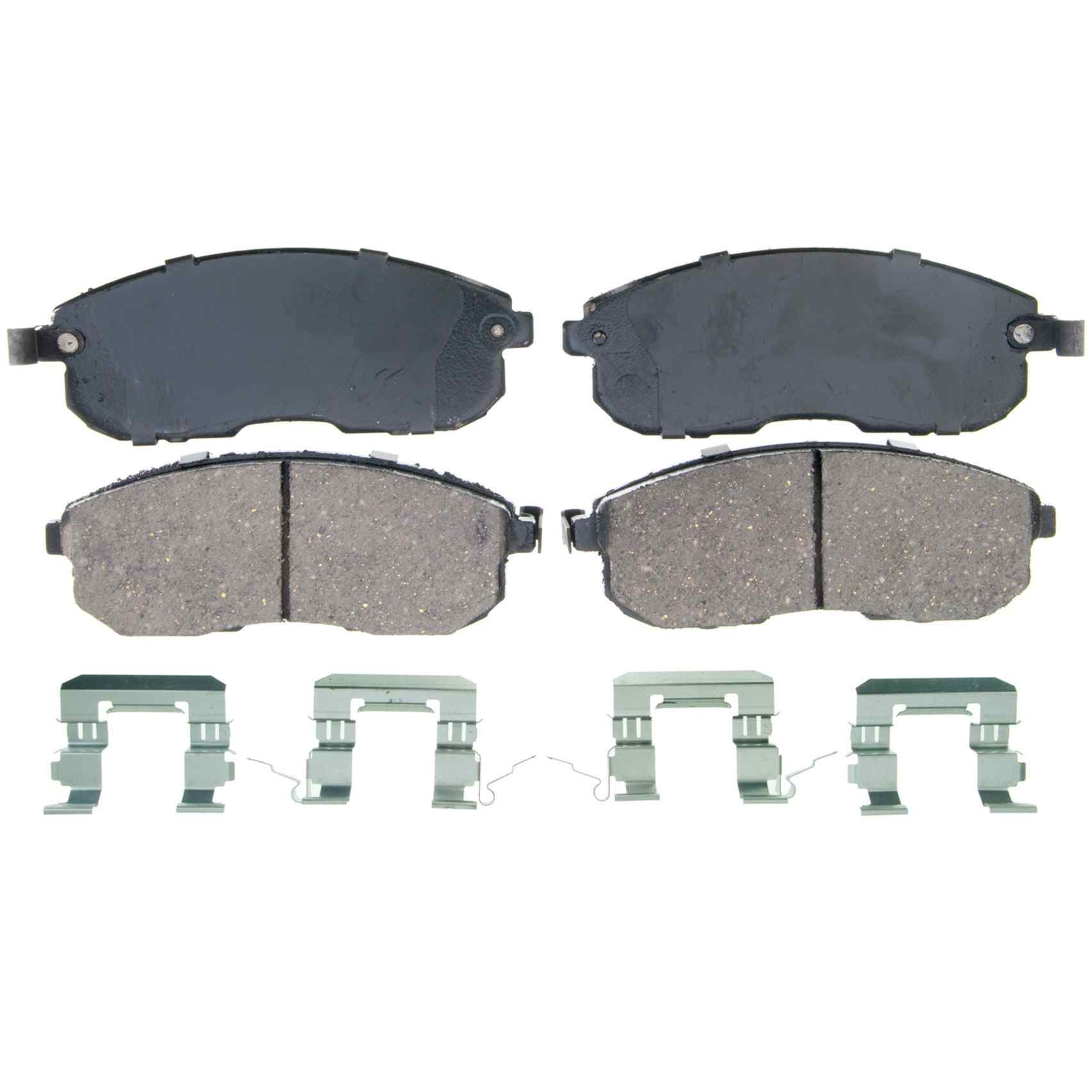 Top View of Front Disc Brake Pad Set WAGNER BRAKES ZD815A