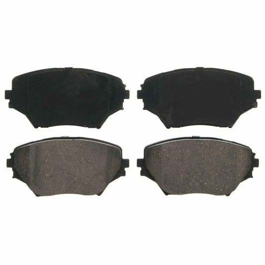 Top View of Front Disc Brake Pad Set WAGNER BRAKES ZD862