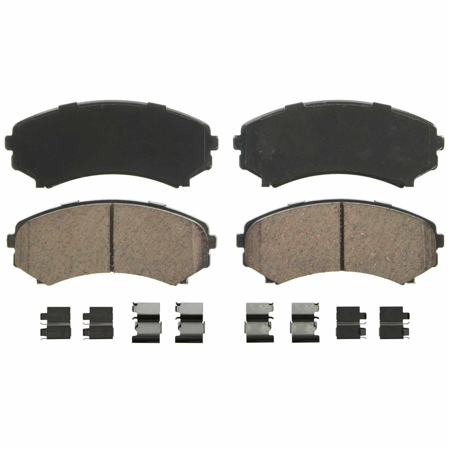 Top View of Front Disc Brake Pad Set WAGNER BRAKES ZD867