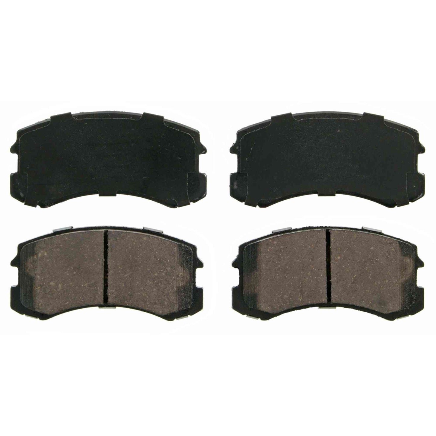 Top View of Front Disc Brake Pad Set WAGNER BRAKES ZD904