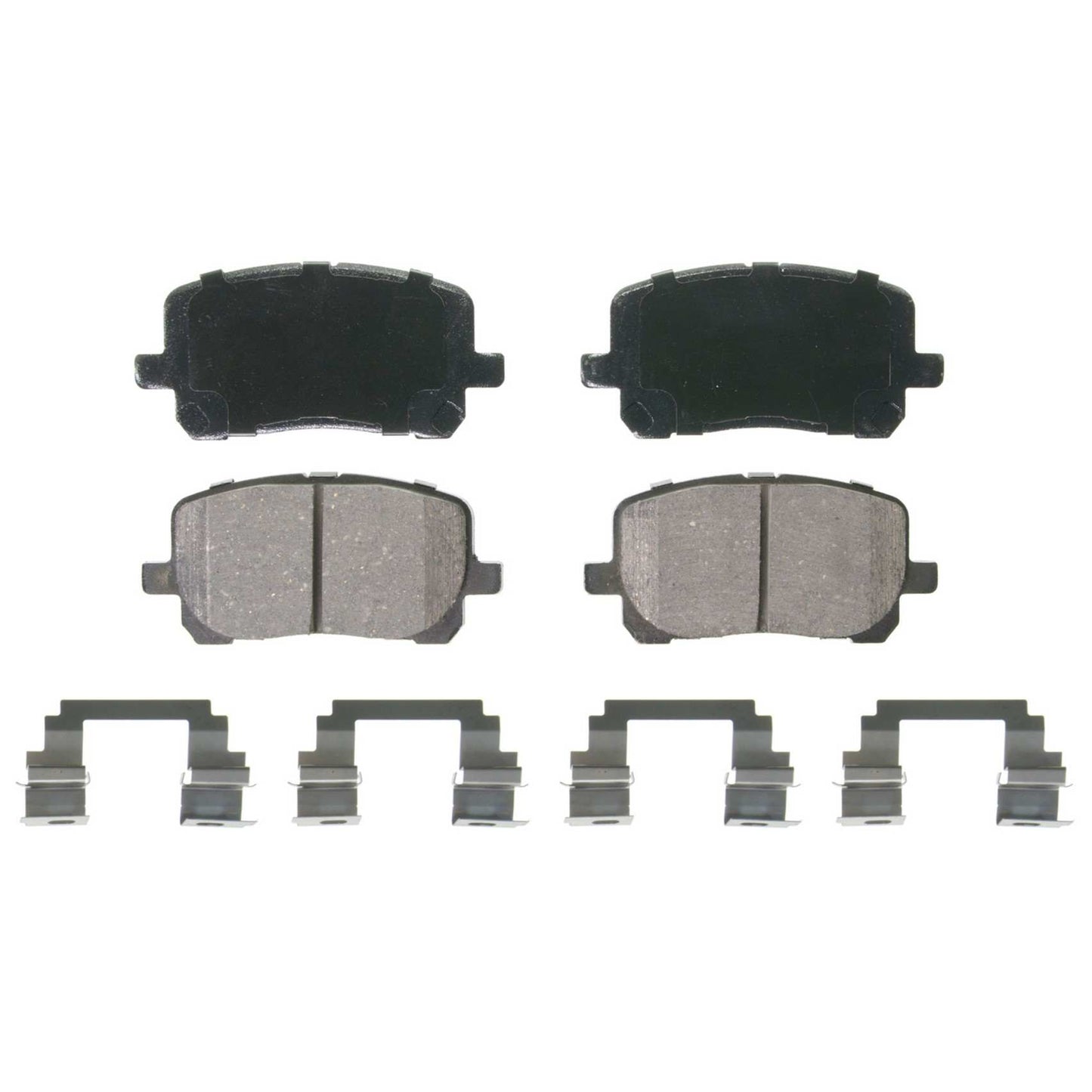 Top View of Front Disc Brake Pad Set WAGNER BRAKES ZD923