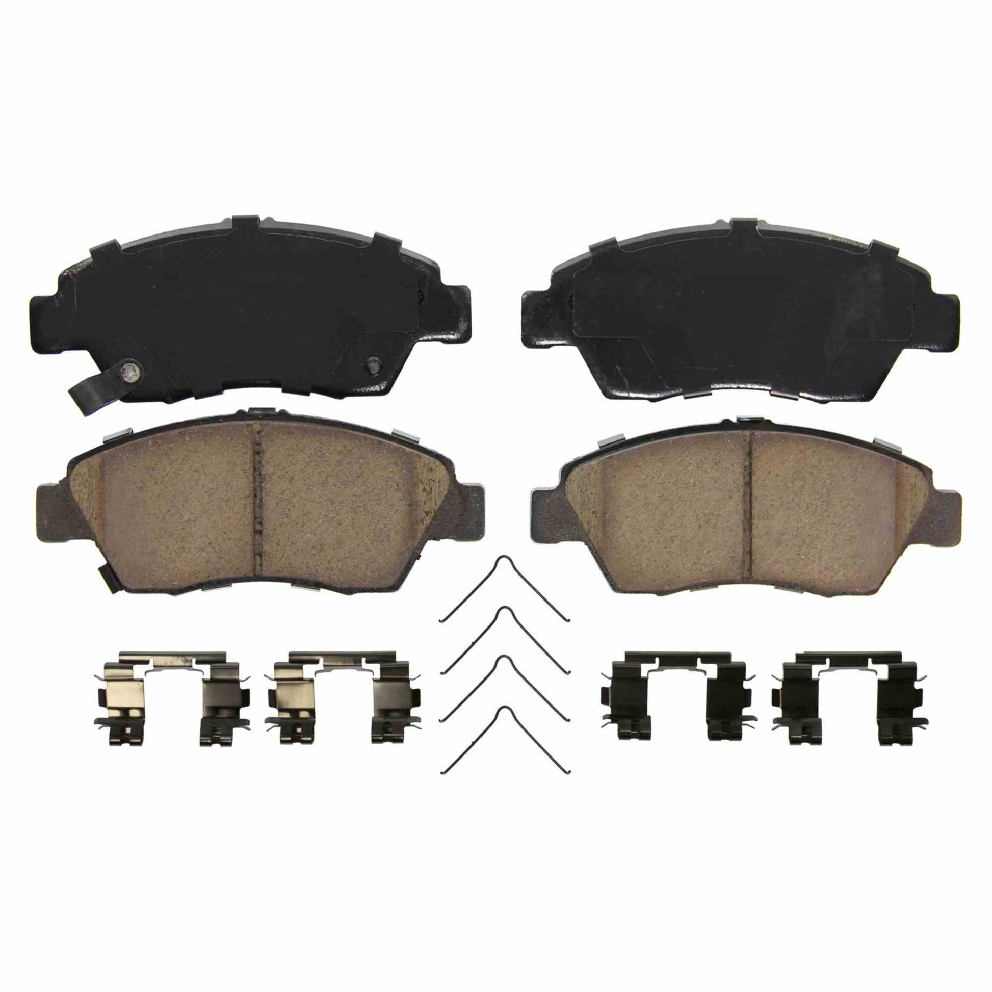 Top View of Front Disc Brake Pad Set WAGNER BRAKES ZD948