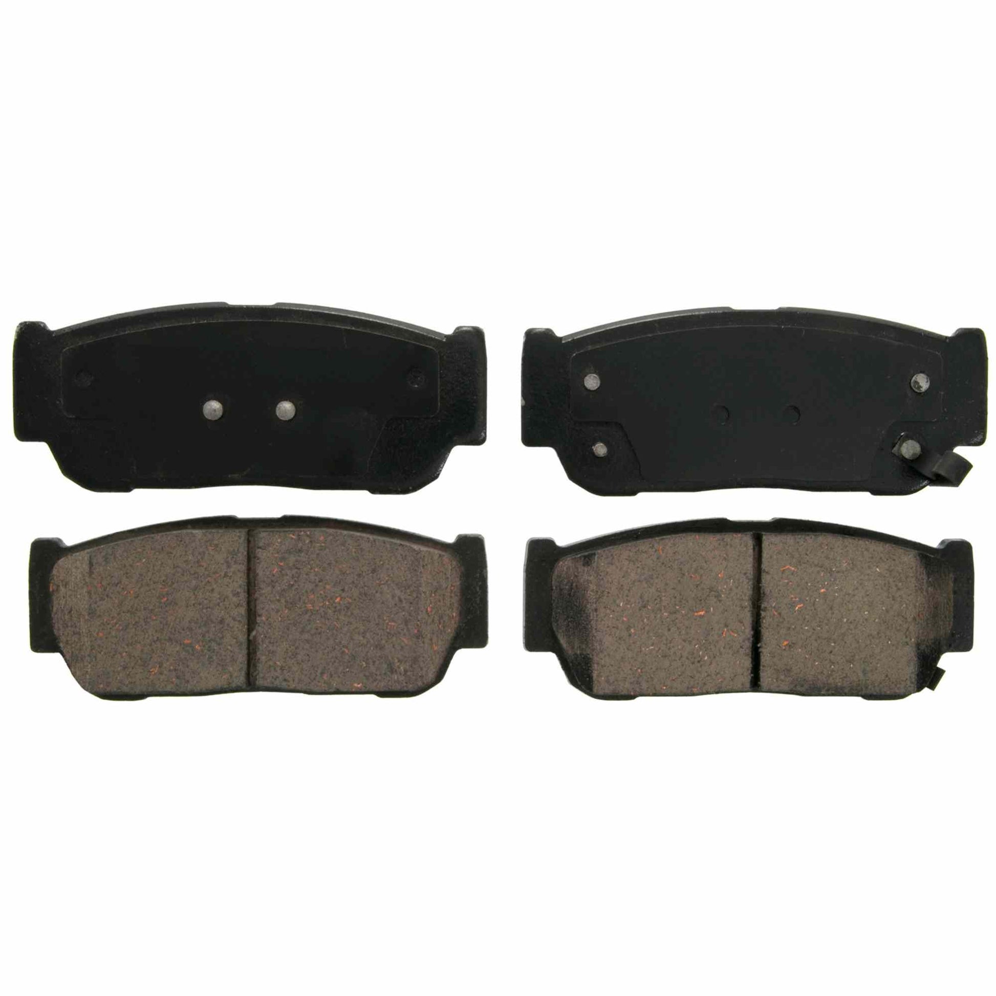 Top View of Rear Disc Brake Pad Set WAGNER BRAKES ZD954