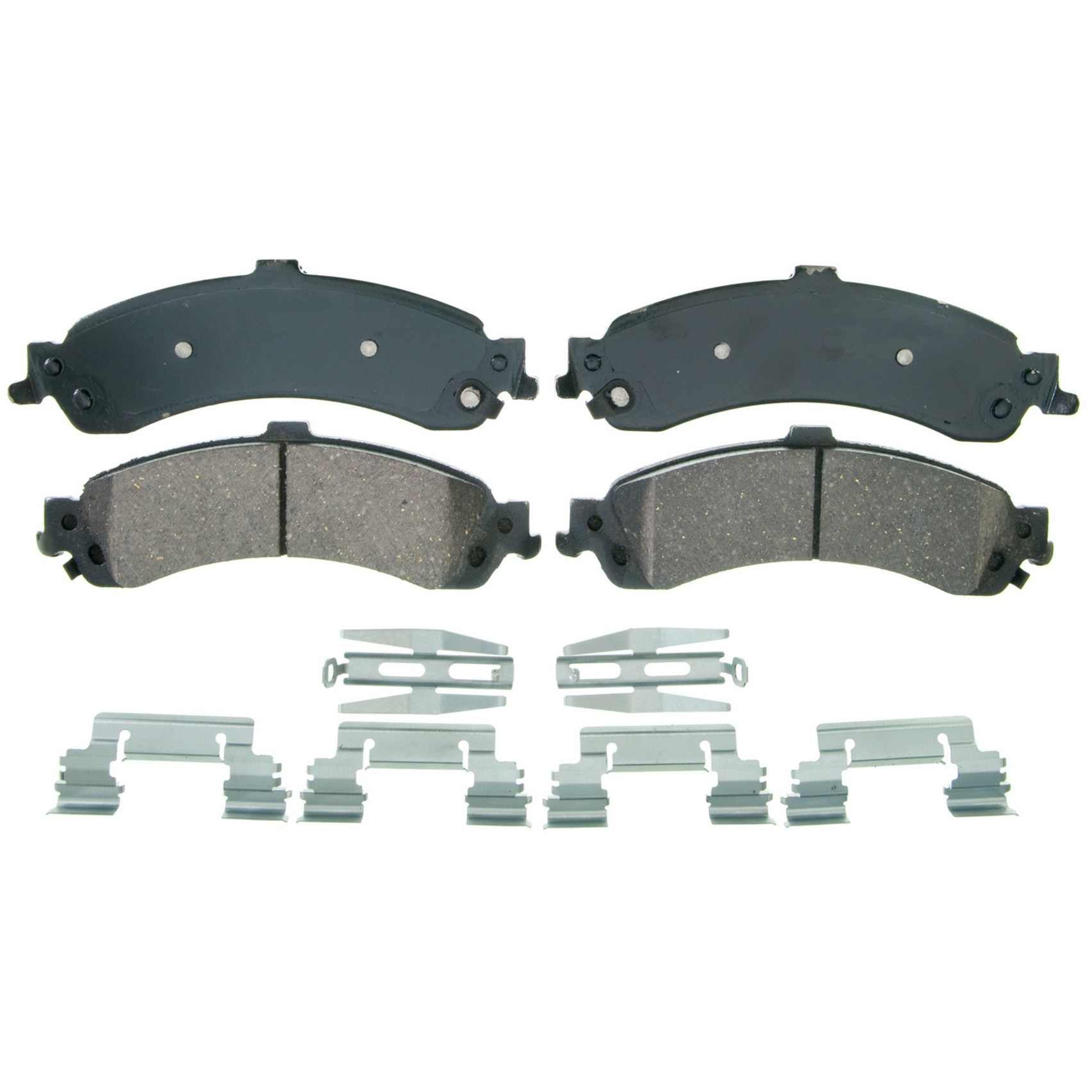 Top View of Rear Disc Brake Pad Set WAGNER BRAKES ZD975