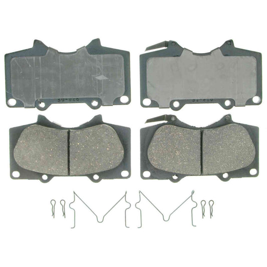 Top View of Front Disc Brake Pad Set WAGNER BRAKES ZD976