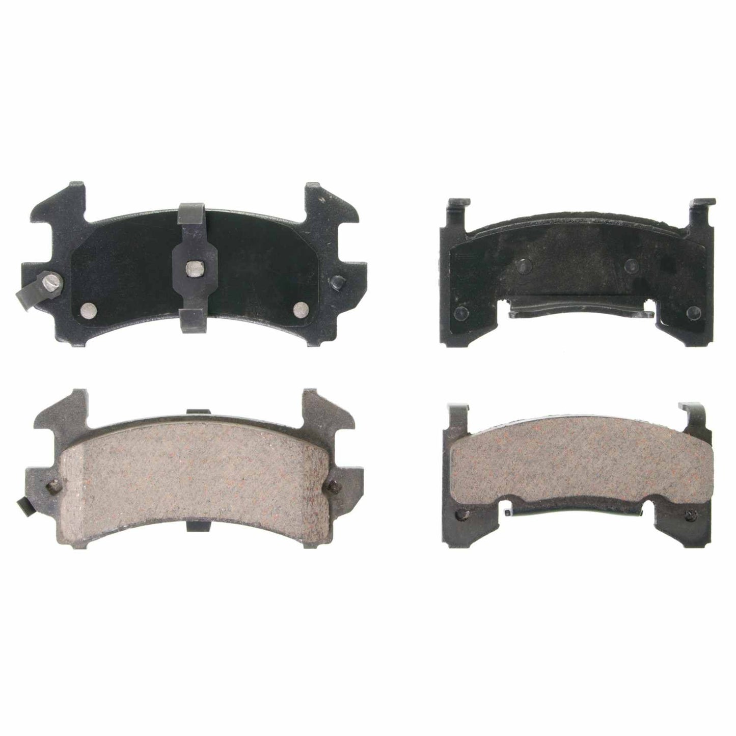 Top View of Front Disc Brake Pad Set WAGNER BRAKES ZD988