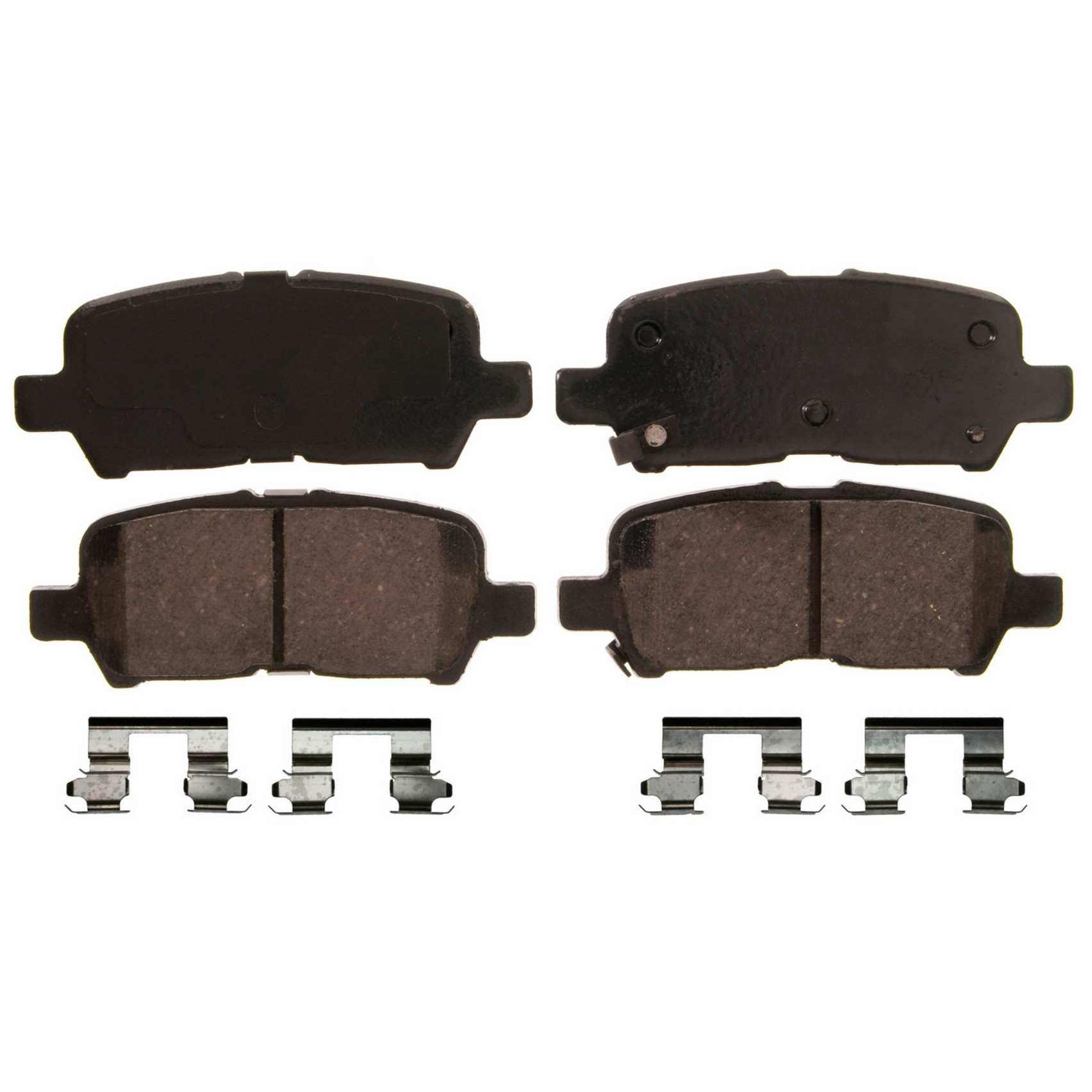 Top View of Rear Disc Brake Pad Set WAGNER BRAKES ZD999