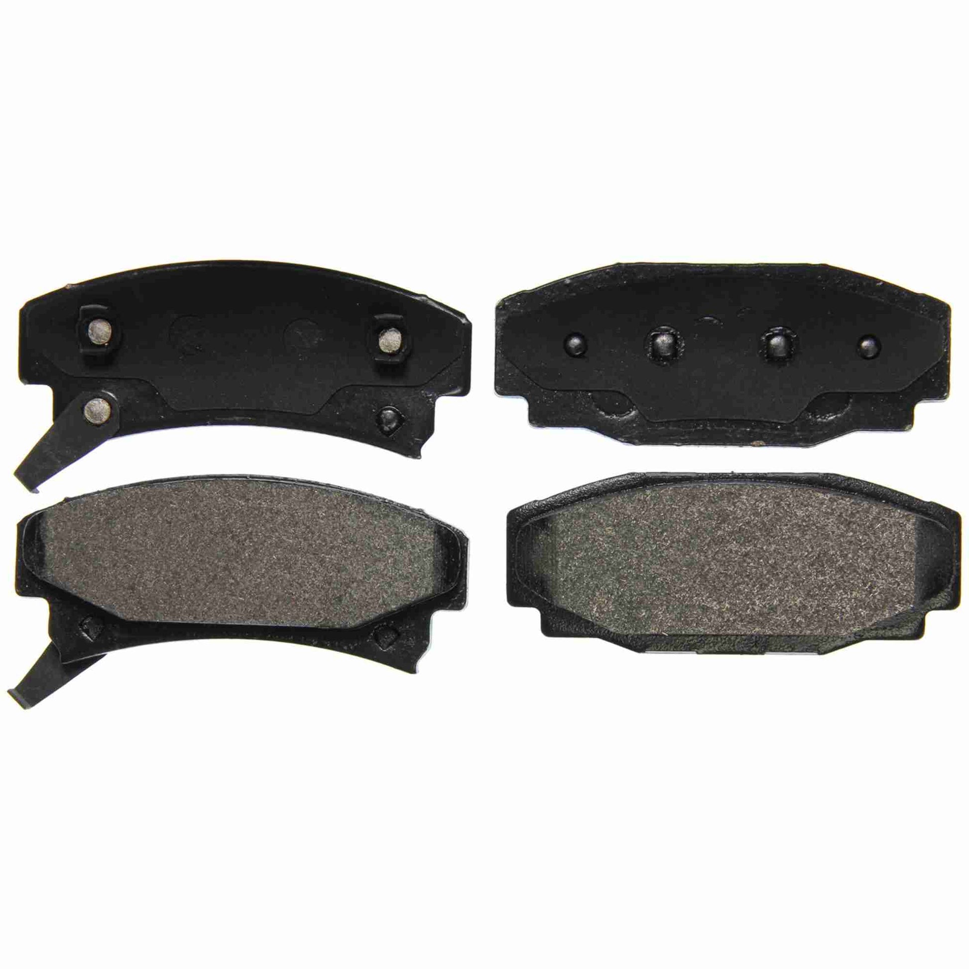 Top View of Rear Disc Brake Pad Set WAGNER BRAKES ZX354